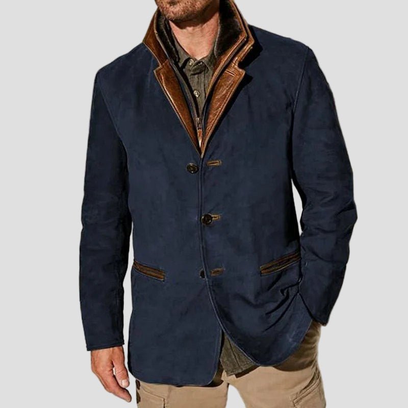 Logan | Vintage Men's Suede Jacket