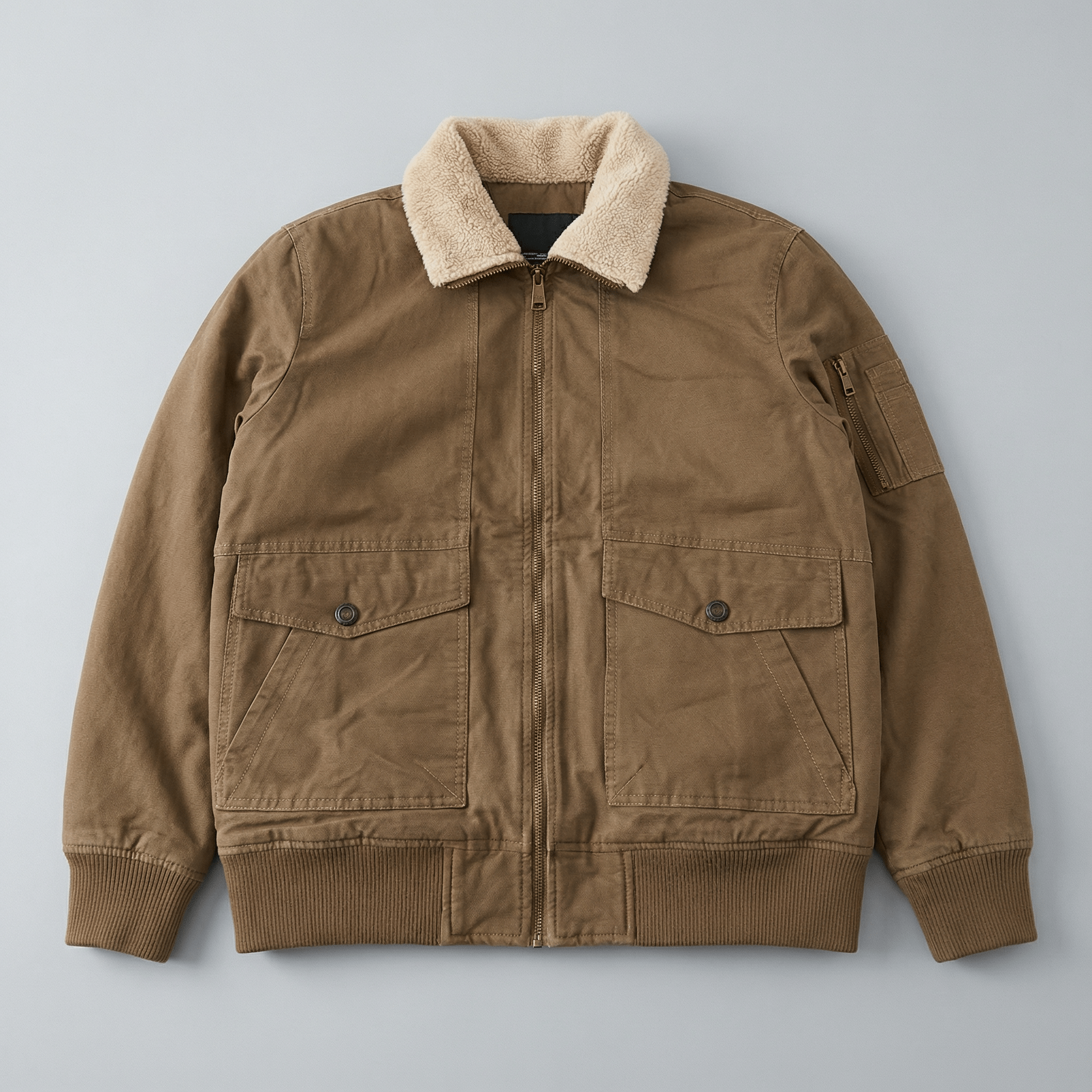 Langley | Fleece Lined Bomber Jacket for Men