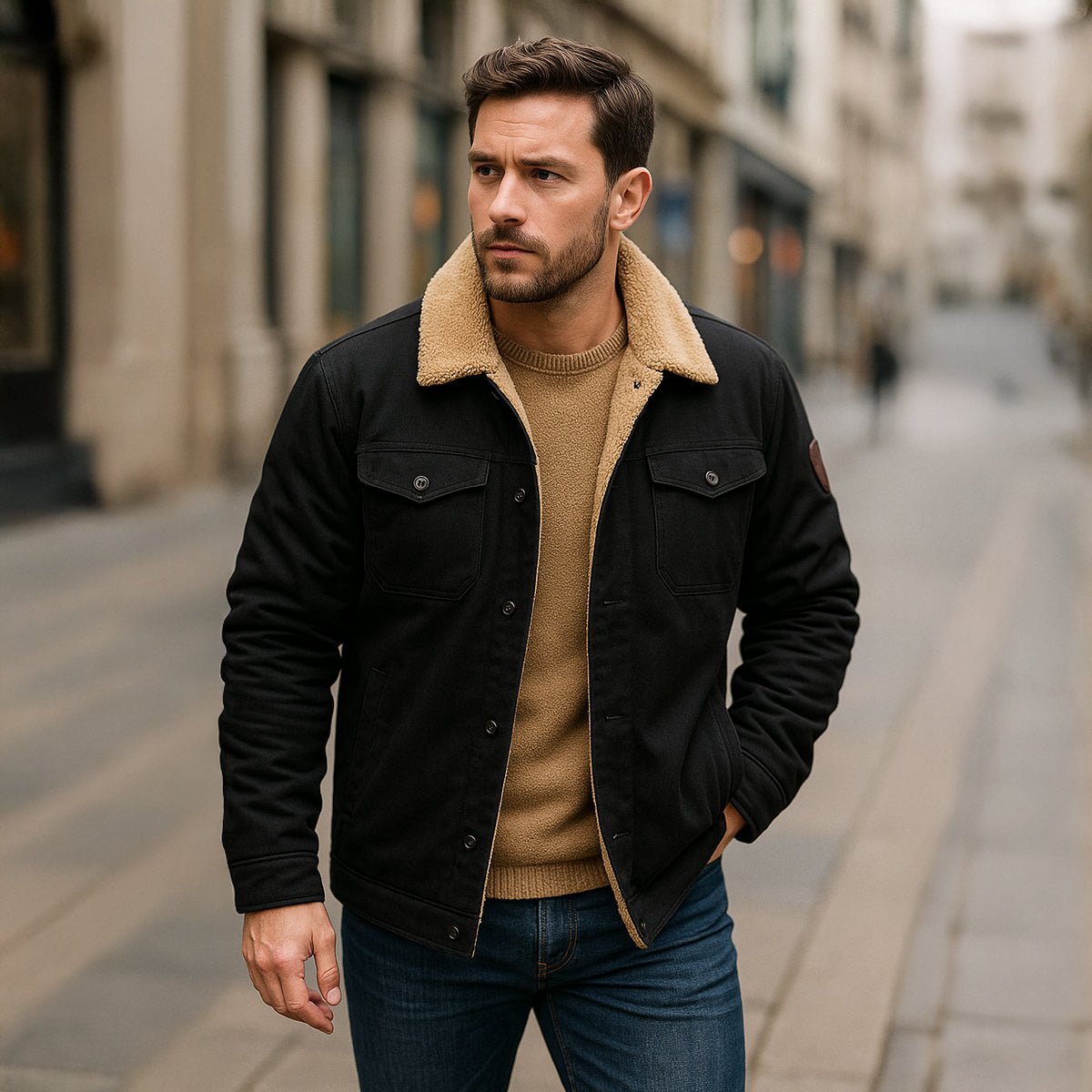 Mayfair | Warm Fleece Lined Winter Coat for Men
