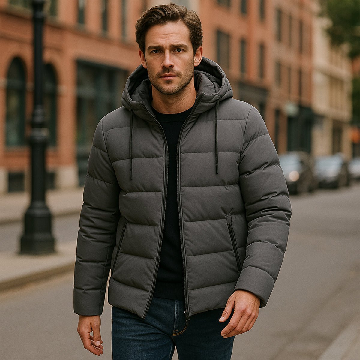 Edington | Waterproof Hooded Puffer Winter Jacket