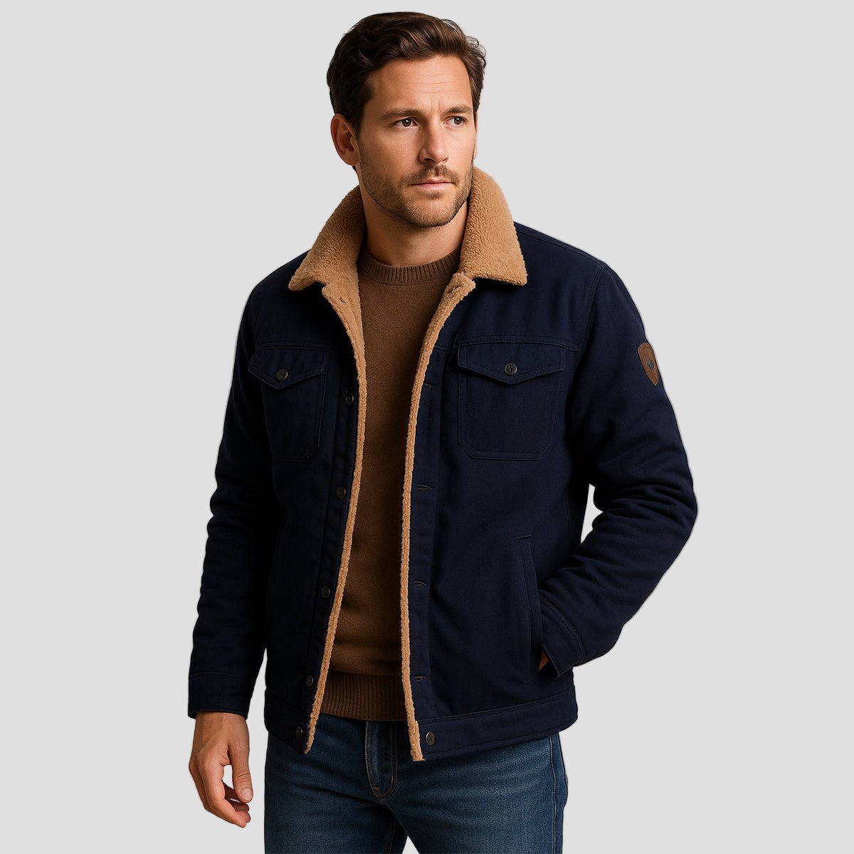 Mayfair | Warm Fleece Lined Winter Coat for Men