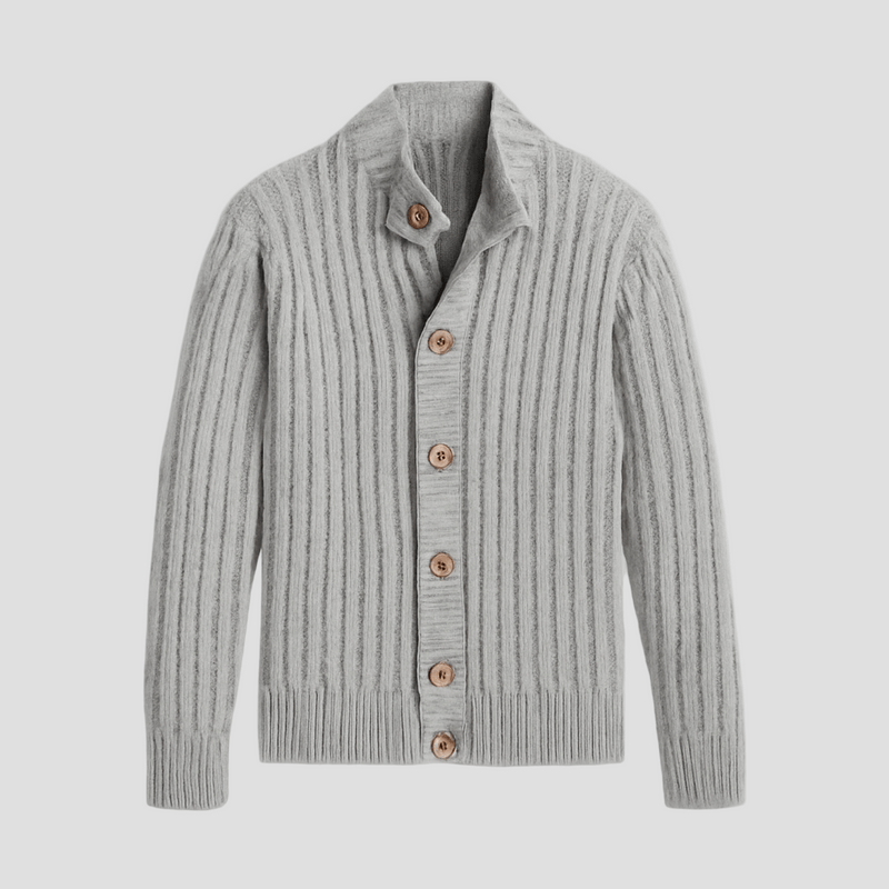 Zachary | Single-Breasted Knit Cardigan