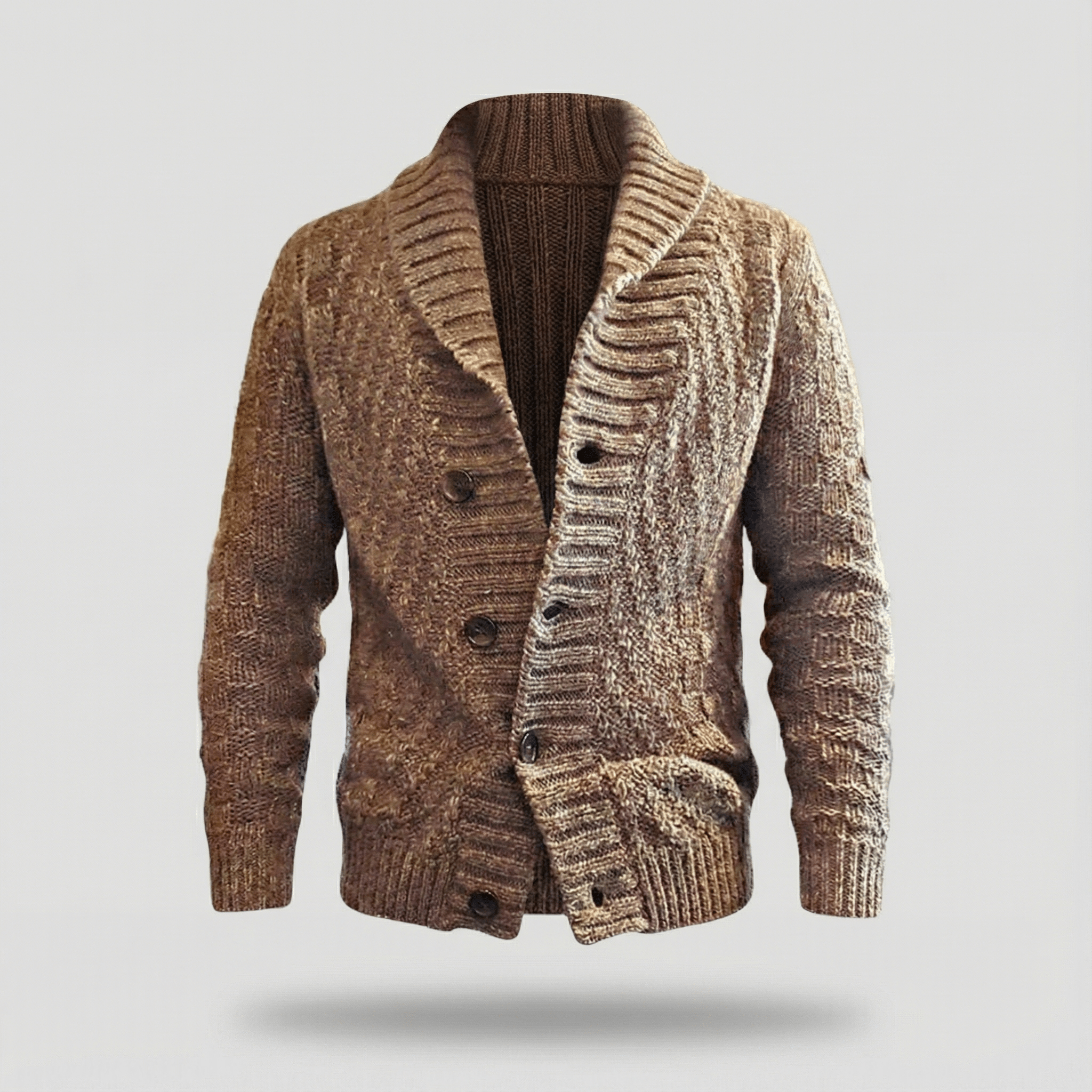 Sebastian | Vintage Lapel Knit Cardigan
