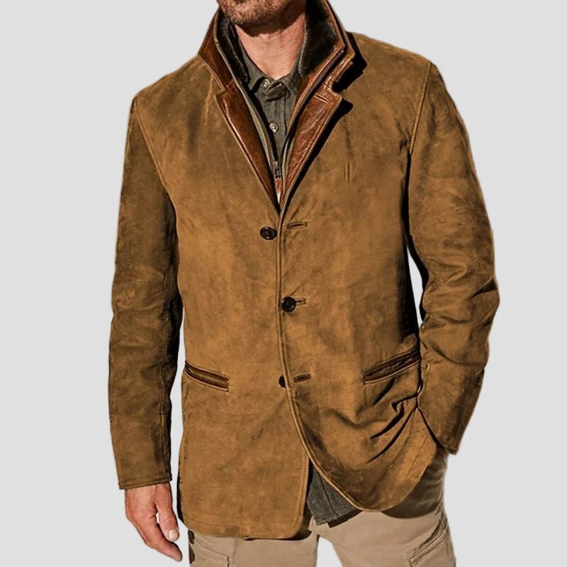 Logan | Vintage Men's Suede Jacket
