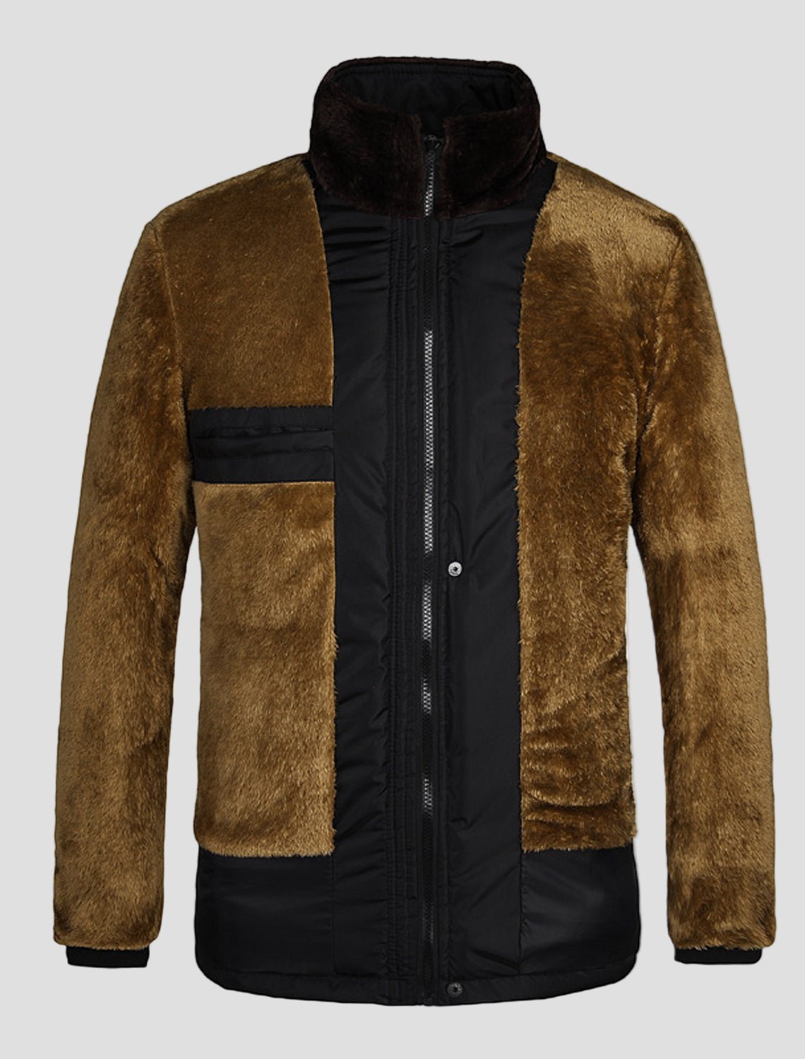 Caleb | Classic Black Padded Parka Jacket