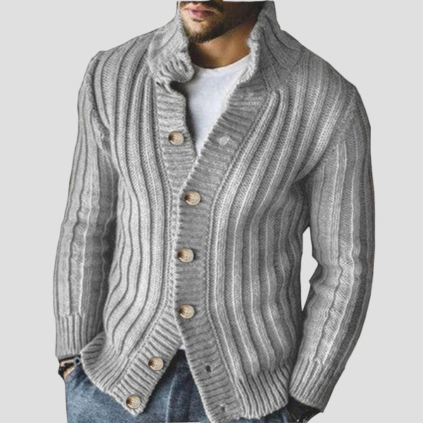 Zachary | Single-Breasted Knit Cardigan