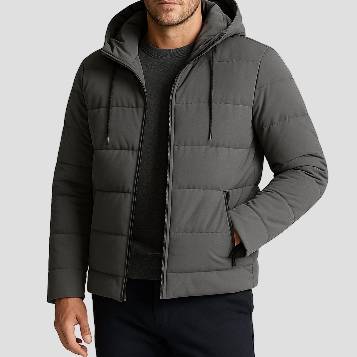 Edington | Waterproof Hooded Puffer Winter Jacket