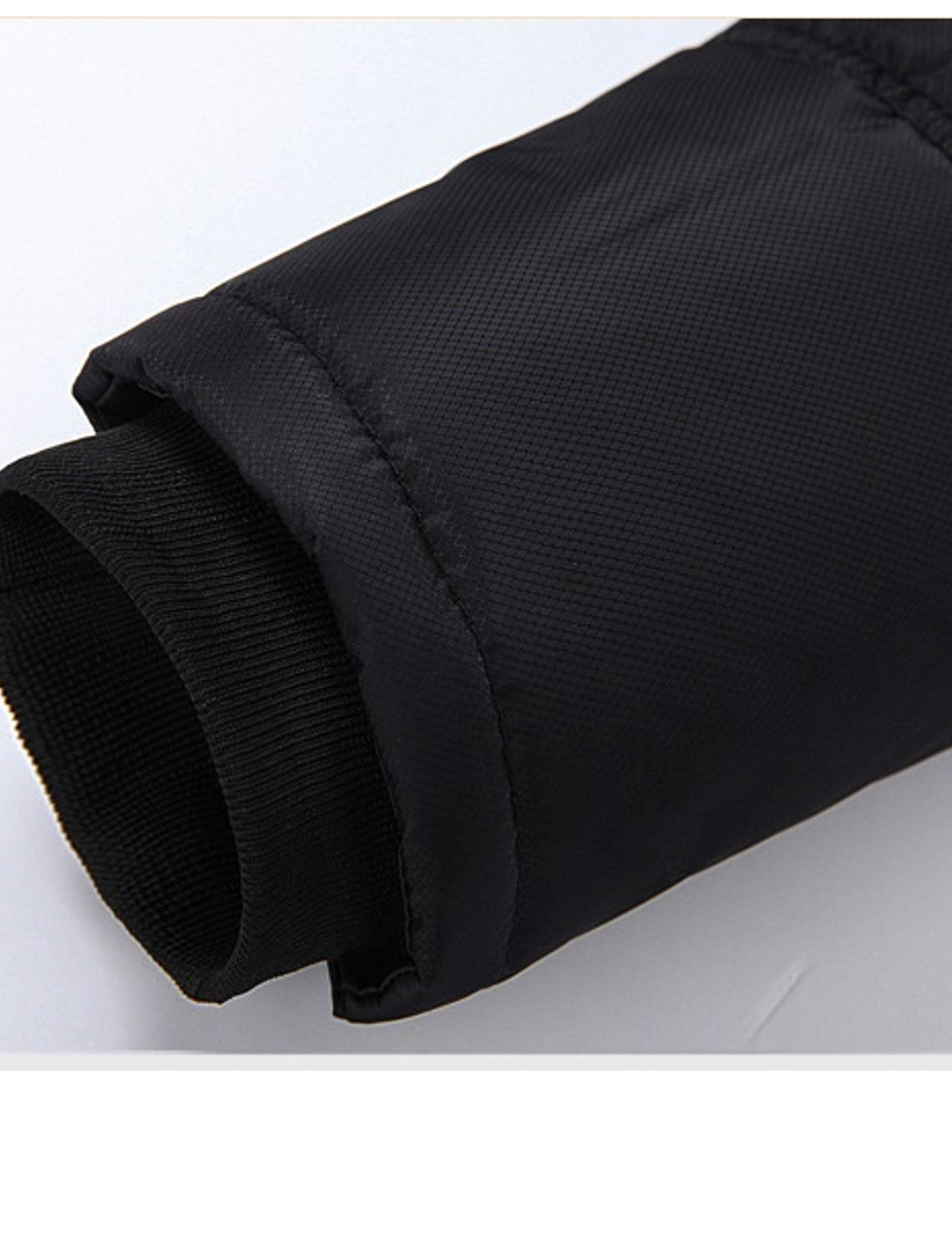 Caleb | Classic Black Padded Parka Jacket